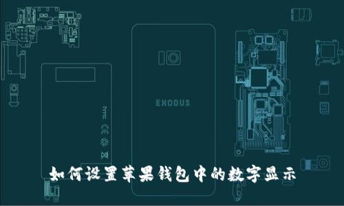 如何设置苹果钱包中的数字显示